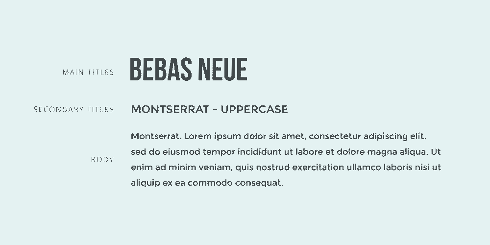 Bebas/Montserrat