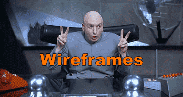 Dr Evil on Wireframes