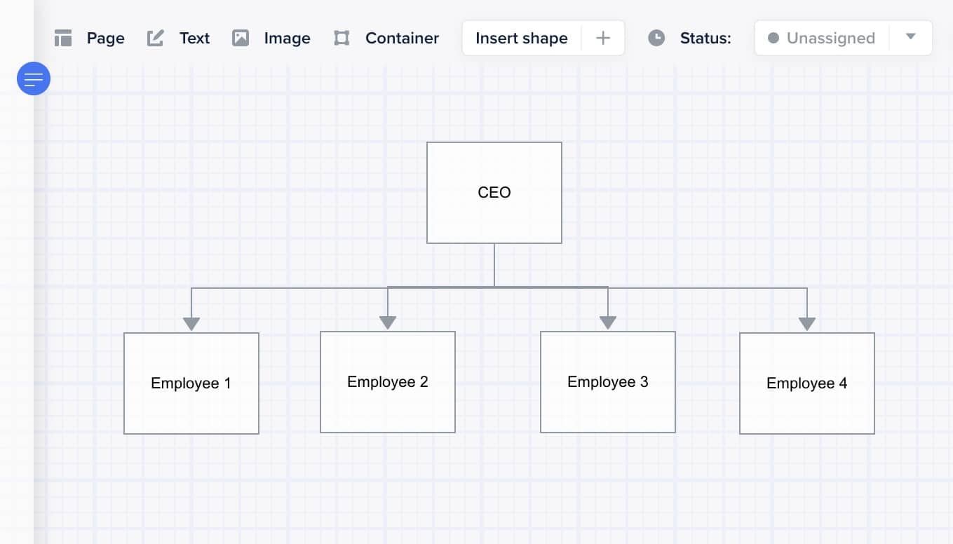 Connections in an org chart