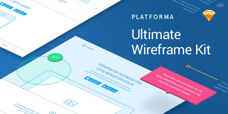 Platforma Wireframe Kit