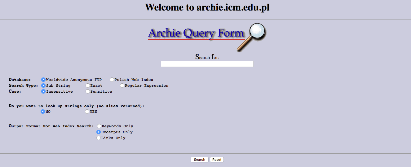 archie screenshot