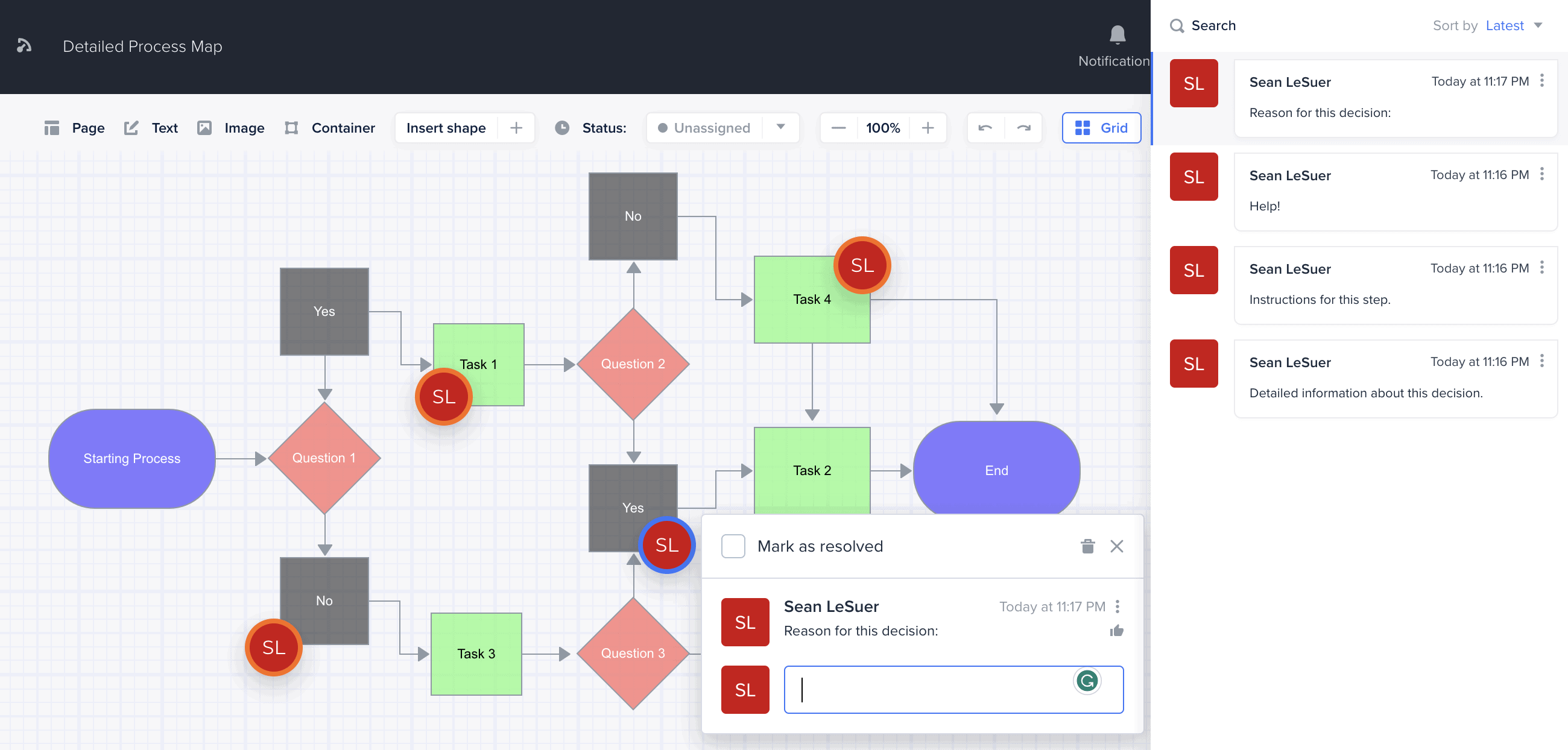 Detailed Process Map Example